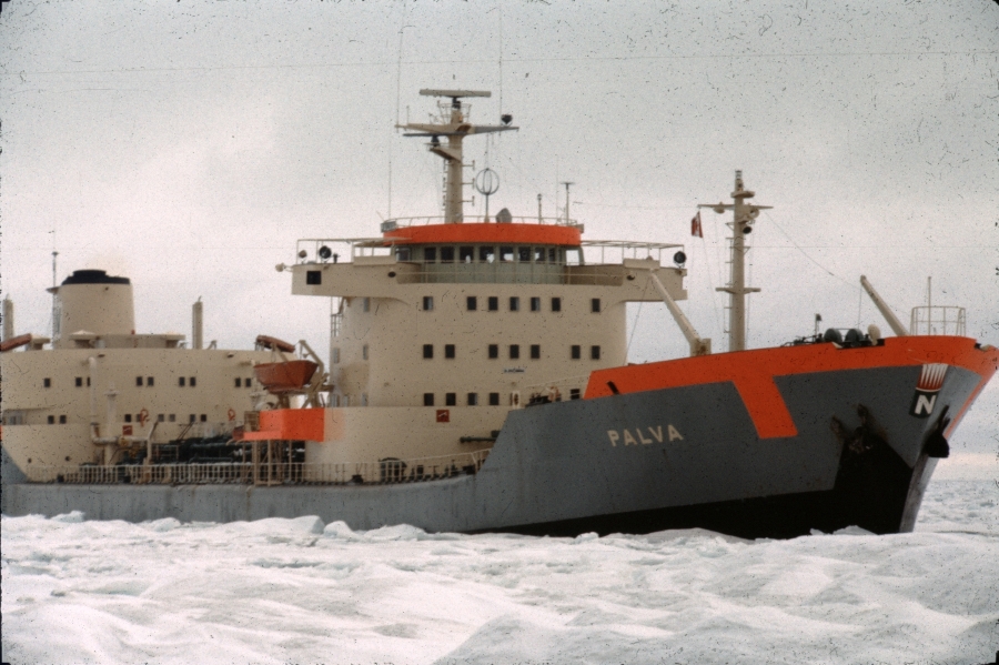 Finnish tanker Palva at Rae Point 1975 Photograph Courtesy of Don Smith